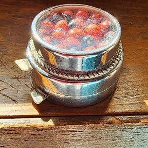 Vintage collectible container, made of sterling Silver.